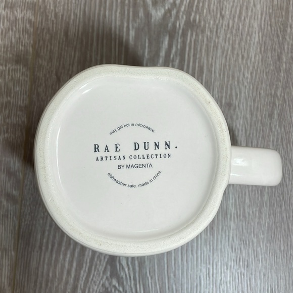 NWT Rae Dunn “SNOOZE.” Typewriter Typed Ceramic Coffee Tea Mug Green - Picture 6 of 6